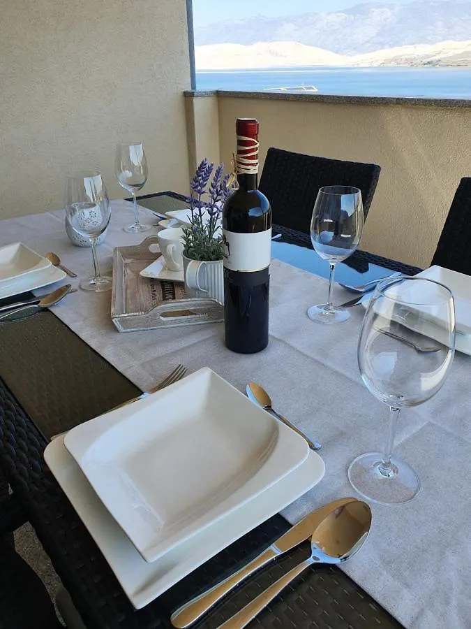Apartment Moon Island Pag Town Hırvatistan